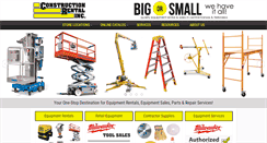 Desktop Screenshot of construction-rental.com
